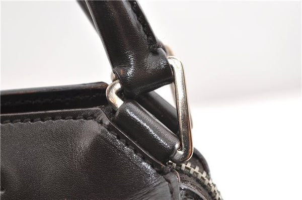 Authentic PRADA Vintage Leather Nappa Shoulder Hand Bag Purse Brown 1874G