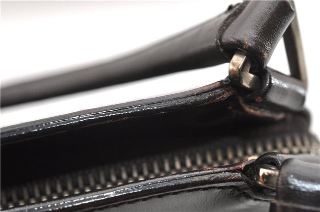 Authentic PRADA Vintage Leather Nappa Shoulder Hand Bag Purse Brown 1874G