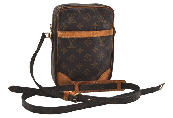 Authentic Louis Vuitton Monogram Danube Shoulder Crossbody Bag M45266 Junk 1874I
