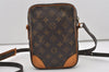 Authentic Louis Vuitton Monogram Danube Shoulder Crossbody Bag M45266 Junk 1874I
