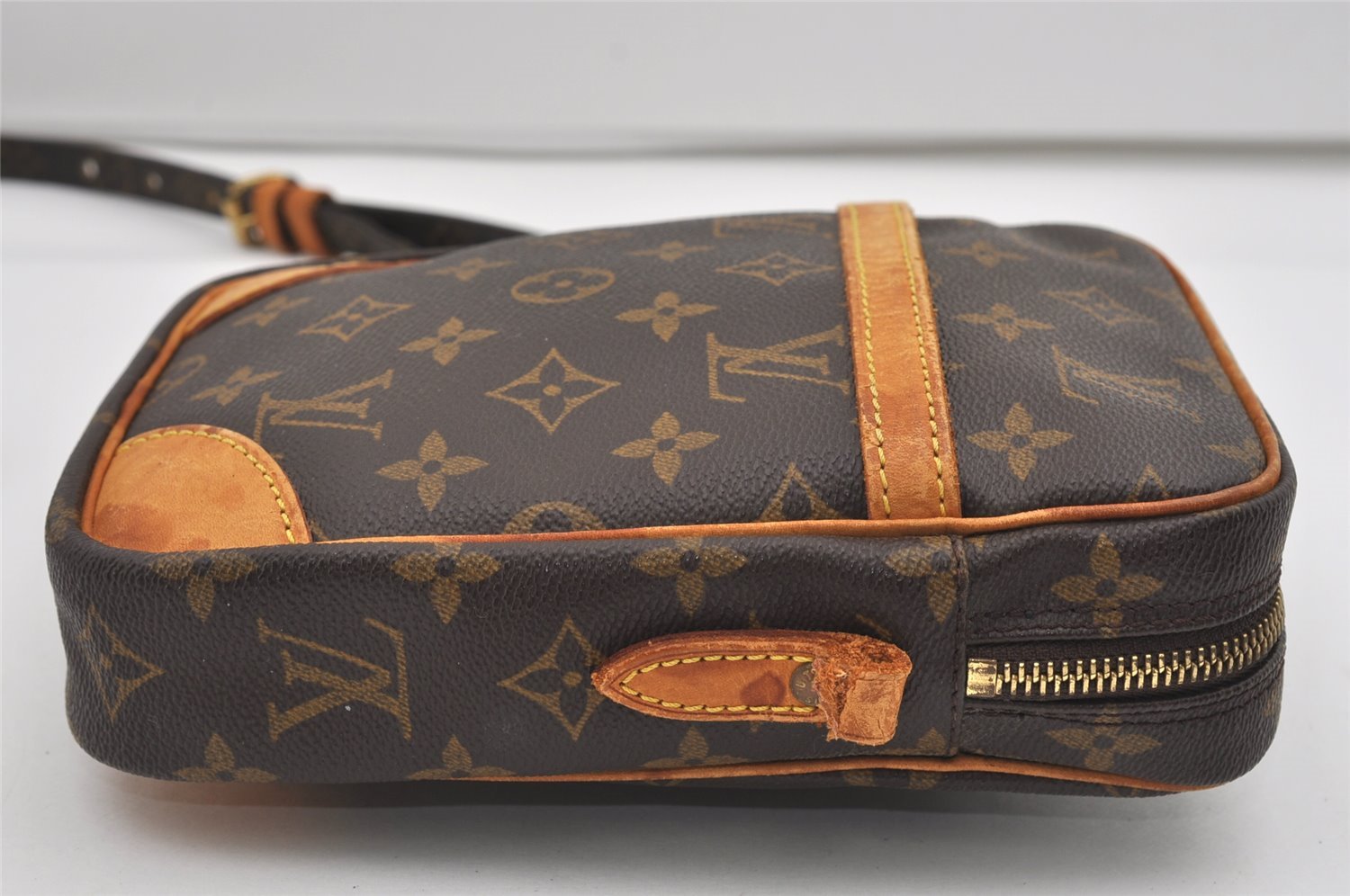 Authentic Louis Vuitton Monogram Danube Shoulder Crossbody Bag M45266 Junk 1874I