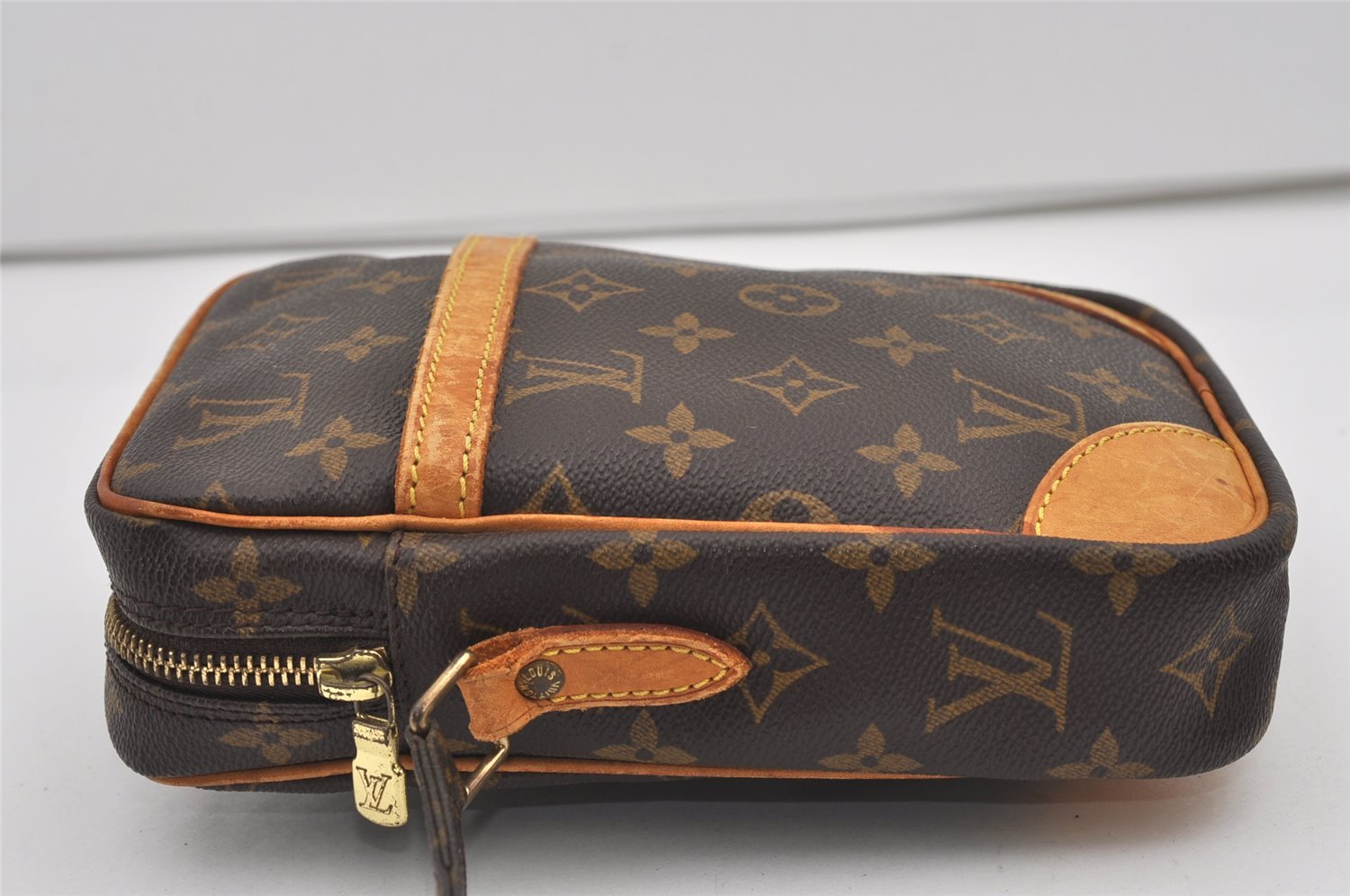 Authentic Louis Vuitton Monogram Danube Shoulder Crossbody Bag M45266 Junk 1874I