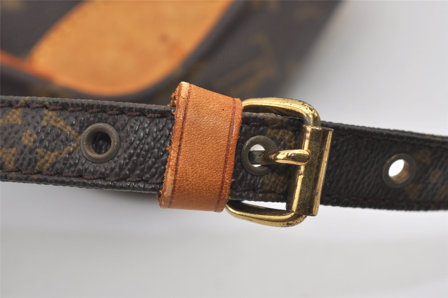 Authentic Louis Vuitton Monogram Danube Shoulder Crossbody Bag M45266 Junk 1874I