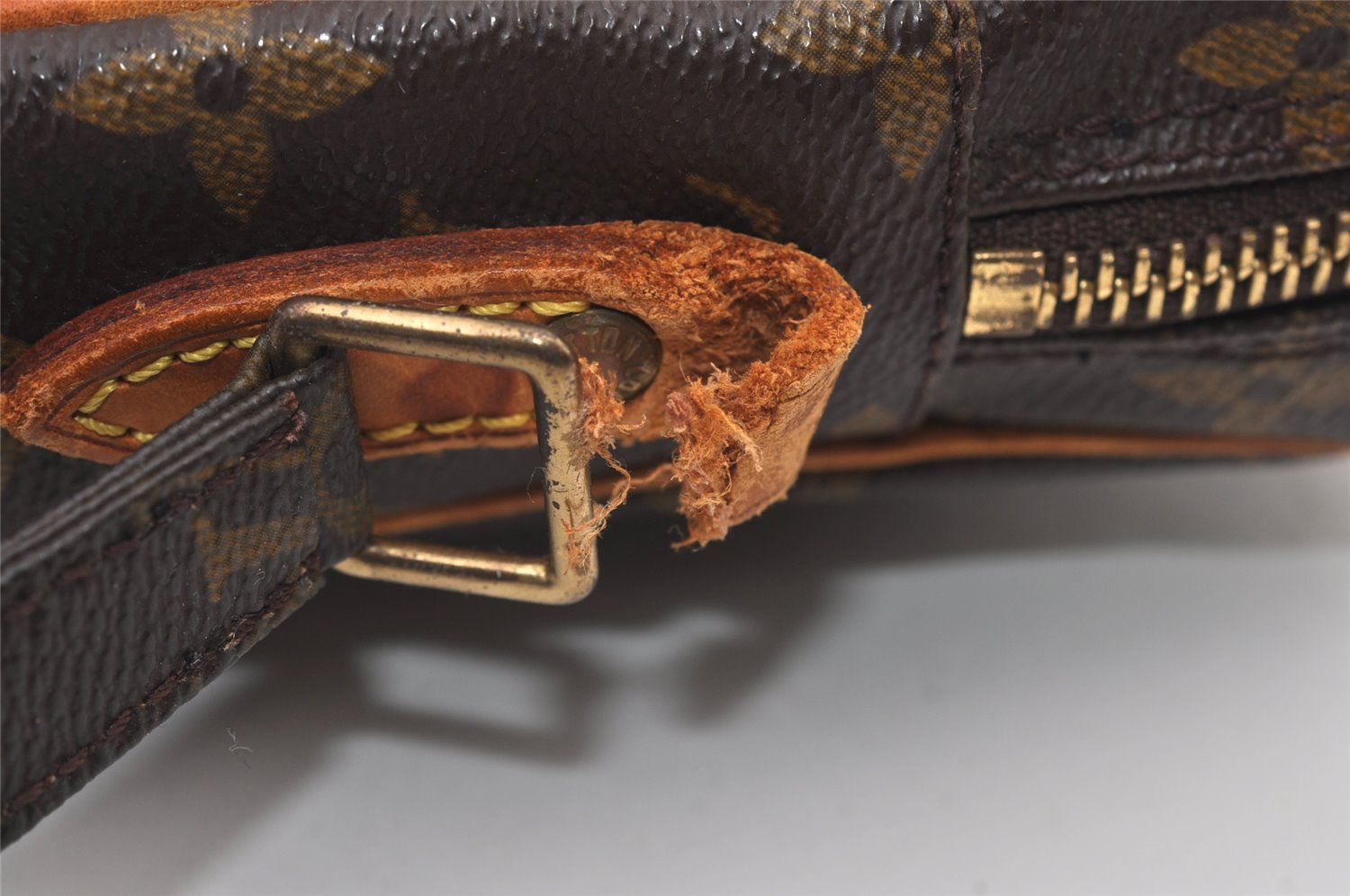 Authentic Louis Vuitton Monogram Danube Shoulder Crossbody Bag M45266 Junk 1874I