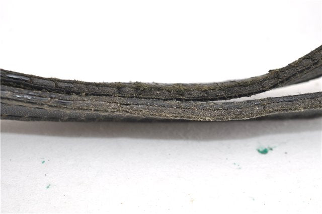 Authentic GUCCI Vintage Shoulder Tote Bag GG Canvas Leather 107757 Black 1875G