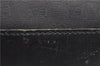 Authentic GUCCI Vintage Shoulder Tote Bag GG Canvas Leather 107757 Black 1875G