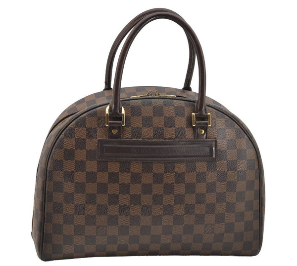 Authentic Louis Vuitton Damier Nolita Hand Boston Bag N41455 LV 1875I
