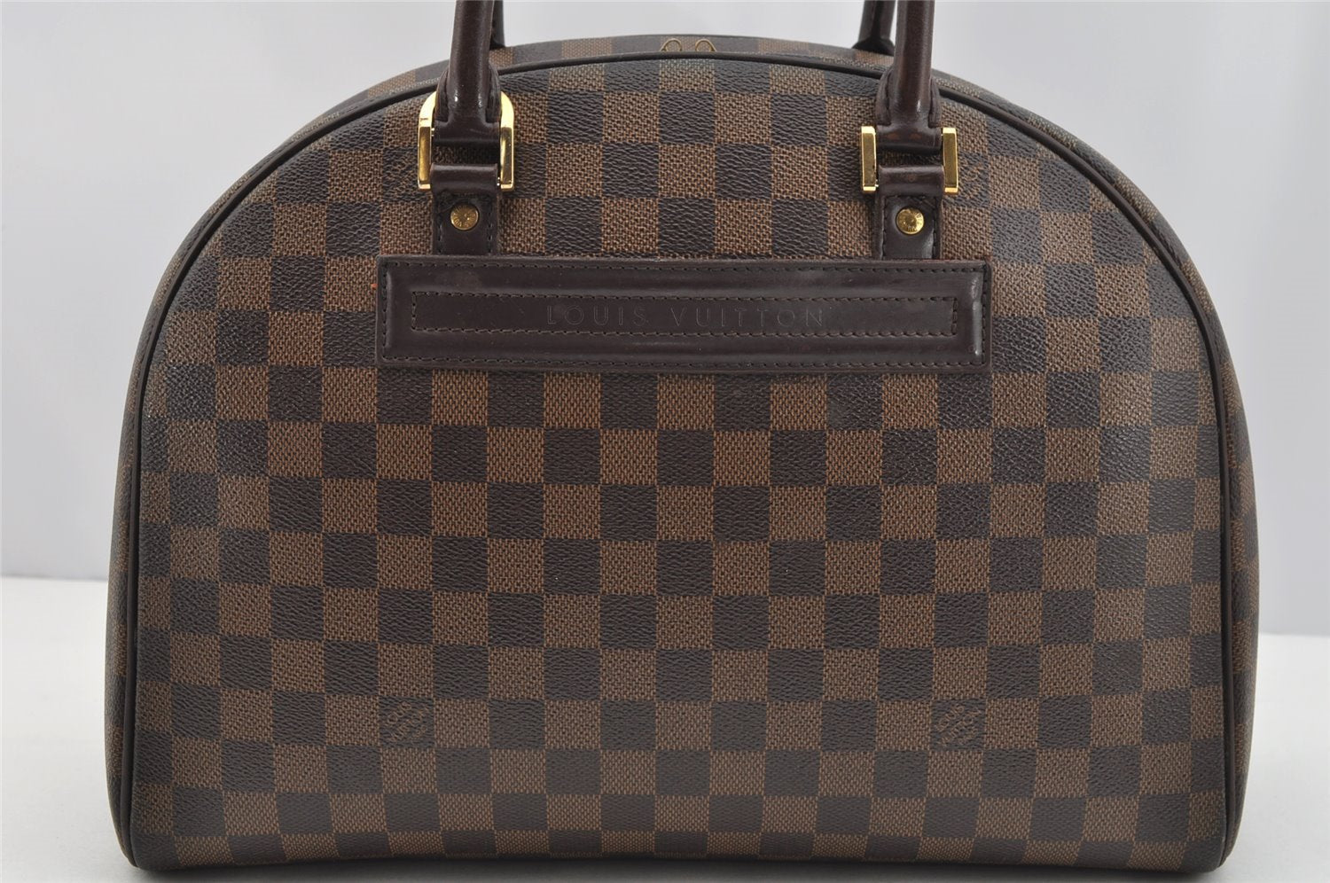 Authentic Louis Vuitton Damier Nolita Hand Boston Bag N41455 LV 1875I