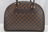 Authentic Louis Vuitton Damier Nolita Hand Boston Bag N41455 LV 1875I