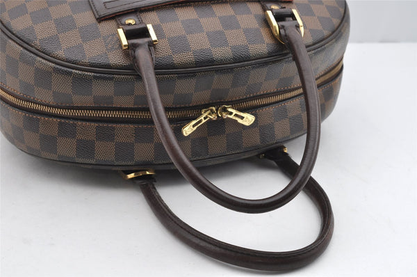 Authentic Louis Vuitton Damier Nolita Hand Boston Bag N41455 LV 1875I
