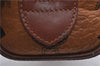 Authentic MCM Visetos Leather Vintage Hand Bag Purse Brown 1876D