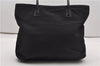 Authentic GUCCI Vintage Shoulder Tote Bag Nylon Leather Black 1876G