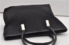Authentic GUCCI Vintage Shoulder Tote Bag Nylon Leather Black 1876G