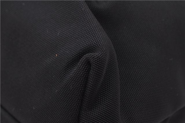 Authentic GUCCI Vintage Shoulder Tote Bag Nylon Leather Black 1876G