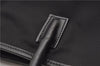 Authentic GUCCI Vintage Shoulder Tote Bag Nylon Leather Black 1876G