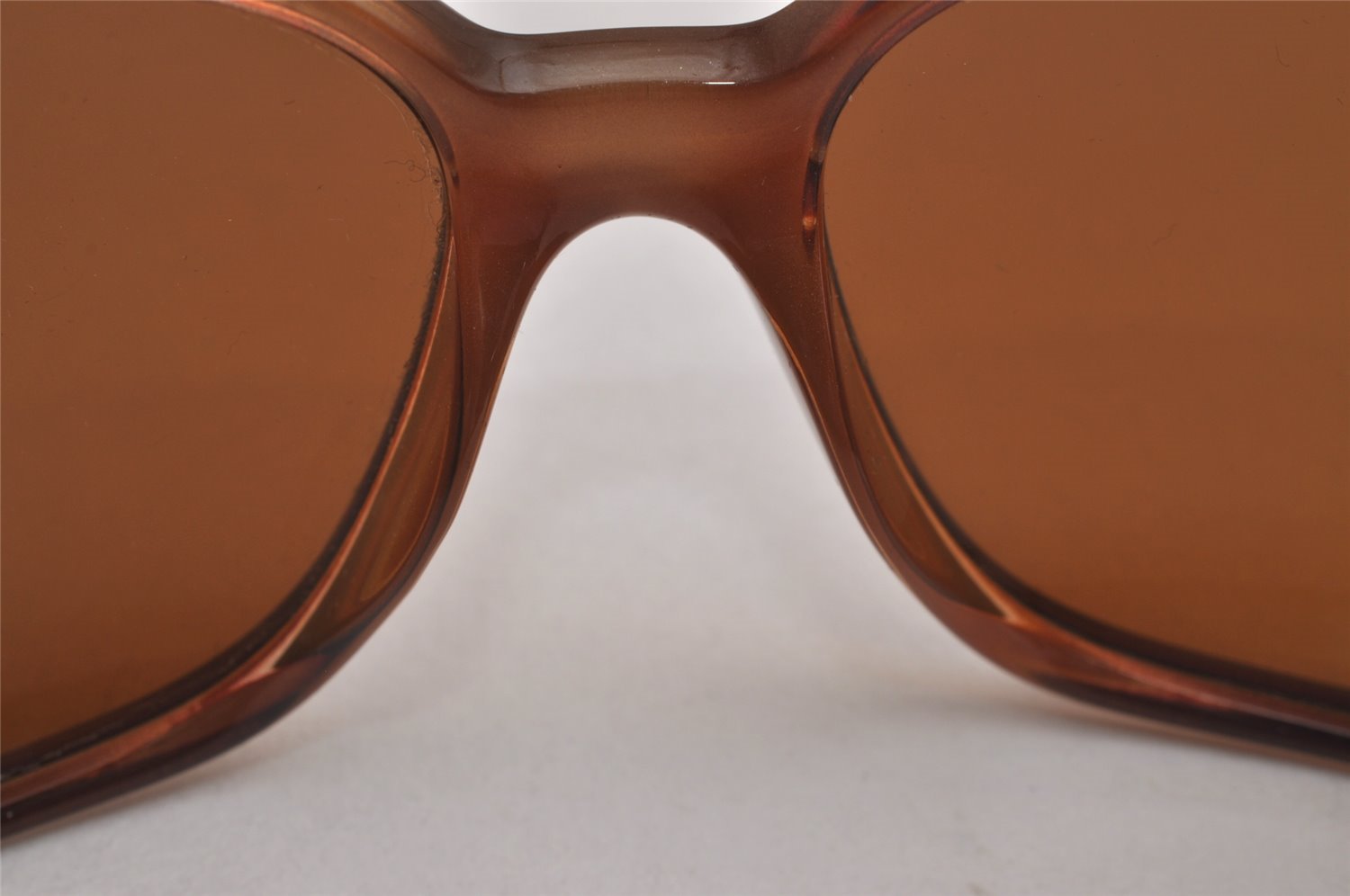 Authentic CHANEL Vintage Sunglasses CoCo Mark Plastic 6014 Brown 1876I