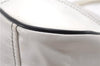 Authentic PRADA Vintage Leather Shoulder Hand Bag Purse White 1877G