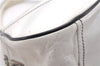 Authentic PRADA Vintage Leather Shoulder Hand Bag Purse White 1877G