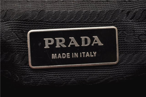 Authentic PRADA Vintage Leather Shoulder Hand Bag Purse White 1877G