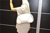 Authentic PRADA Vintage Leather Shoulder Hand Bag Purse White 1877G