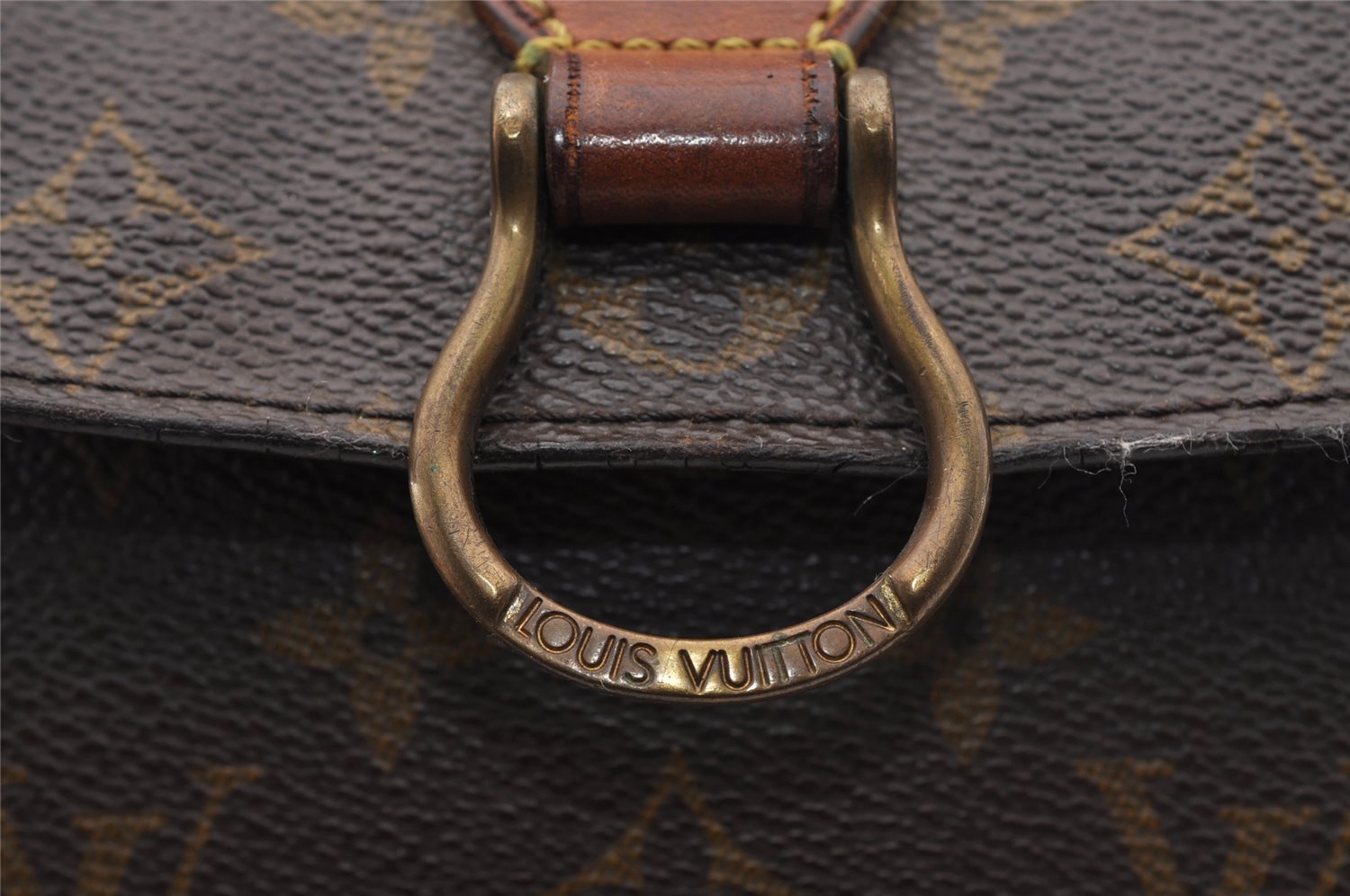 Authentic Louis Vuitton Monogram Saint Cloud MM M51243 Shoulder Bag Junk 1877I
