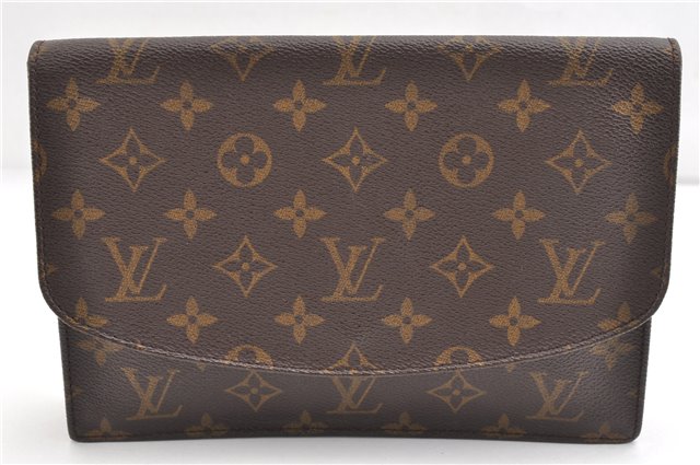 Authentic Louis Vuitton Monogram Pochette Rabat Clutch Hand Bag M51940 LV 1878G