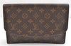 Authentic Louis Vuitton Monogram Pochette Rabat Clutch Hand Bag M51940 LV 1878G