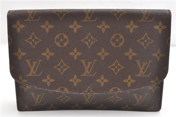 Authentic Louis Vuitton Monogram Pochette Rabat Clutch Hand Bag M51940 LV 1878G