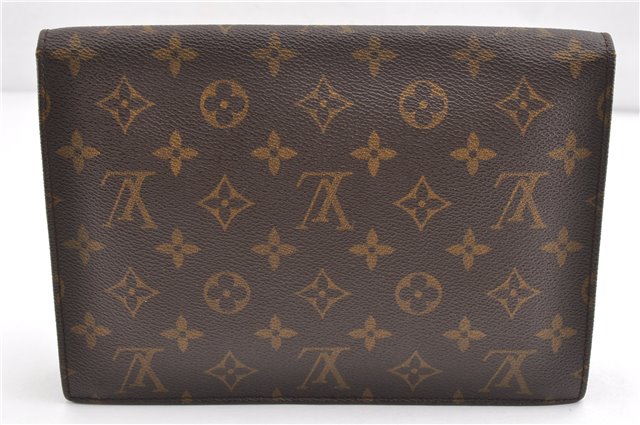 Authentic Louis Vuitton Monogram Pochette Rabat Clutch Hand Bag M51940 LV 1878G