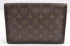 Authentic Louis Vuitton Monogram Pochette Rabat Clutch Hand Bag M51940 LV 1878G