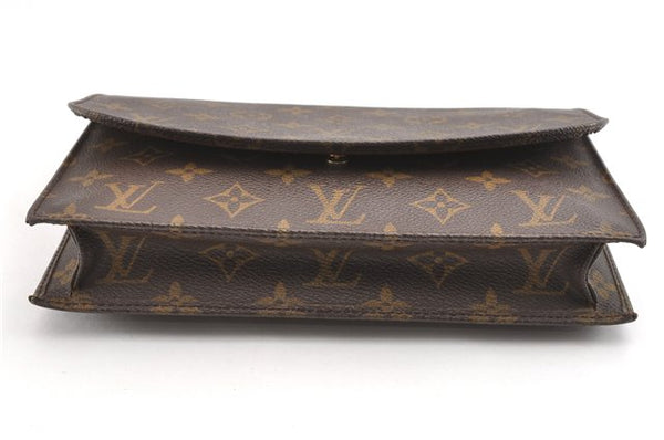Authentic Louis Vuitton Monogram Pochette Rabat Clutch Hand Bag M51940 LV 1878G