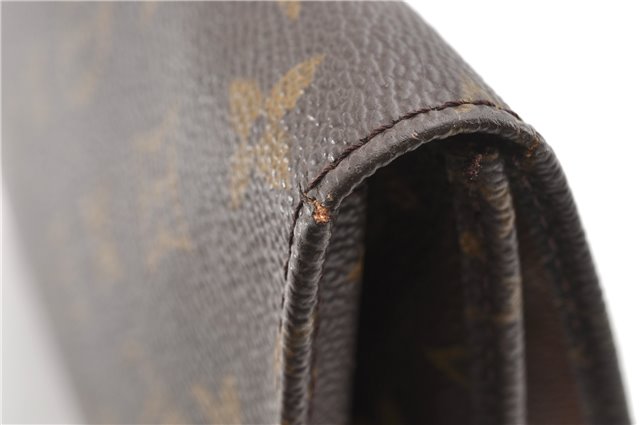Authentic Louis Vuitton Monogram Pochette Rabat Clutch Hand Bag M51940 LV 1878G