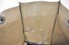 Authentic GUCCI Clear Bamboo Tote Hand Bag Vinyl Leather Black 1879D