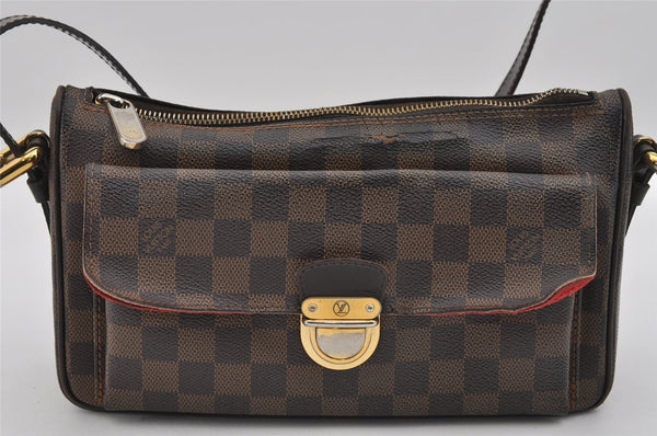 Authentic Louis Vuitton Damier Ravello GM Shoulder Bag N60006 LV 1879I