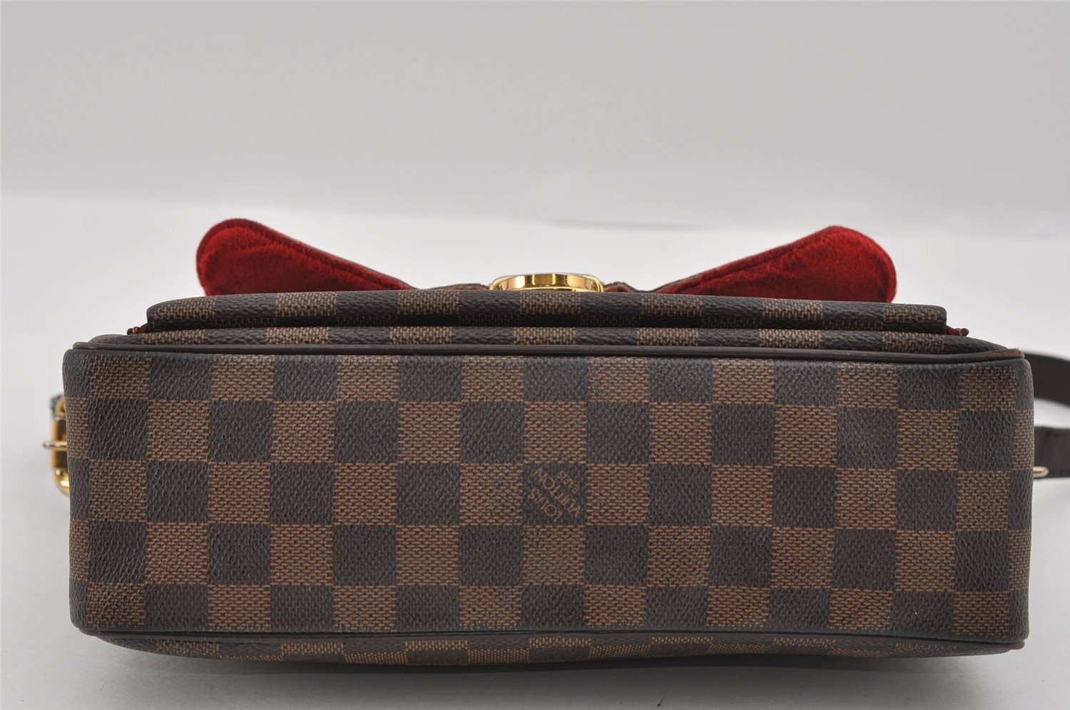 Authentic Louis Vuitton Damier Ravello GM Shoulder Bag N60006 LV 1879I