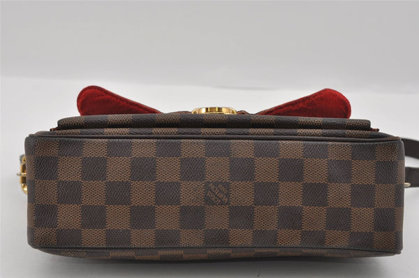 Authentic Louis Vuitton Damier Ravello GM Shoulder Bag N60006 LV 1879I