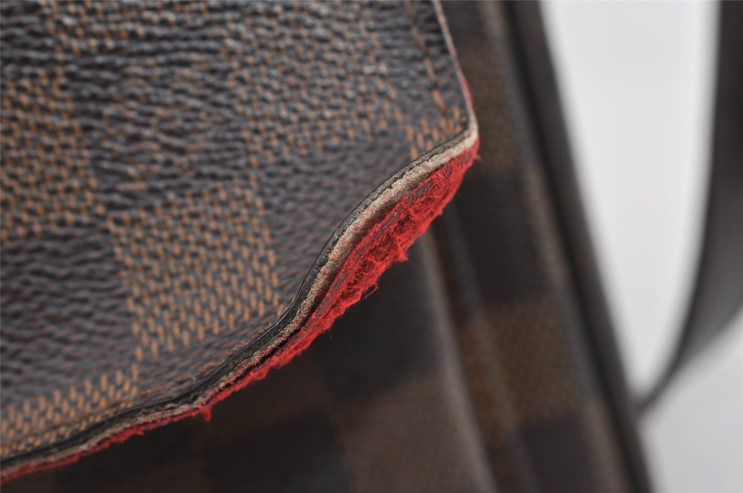 Authentic Louis Vuitton Damier Ravello GM Shoulder Bag N60006 LV 1879I