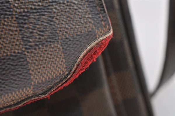 Authentic Louis Vuitton Damier Ravello GM Shoulder Bag N60006 LV 1879I