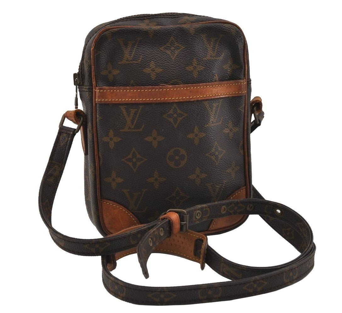 Authentic Louis Vuitton Monogram Danube Shoulder Cross Body Bag M45266 LV 1880I