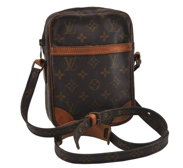 Authentic Louis Vuitton Monogram Danube Shoulder Cross Body Bag M45266 LV 1880I