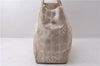 Authentic CHANEL New Travel Line Shoulder Hand Bag Nylon Leather Beige 1883D