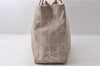 Authentic CHANEL New Travel Line Shoulder Hand Bag Nylon Leather Beige 1883D