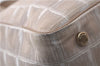 Authentic CHANEL New Travel Line Shoulder Hand Bag Nylon Leather Beige 1883D