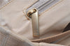 Authentic CHANEL New Travel Line Shoulder Hand Bag Nylon Leather Beige 1883D