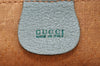 Authentic GUCCI Bamboo 2way Hand Shoulder Crossbody Bag Suede Leather Blue 1883I