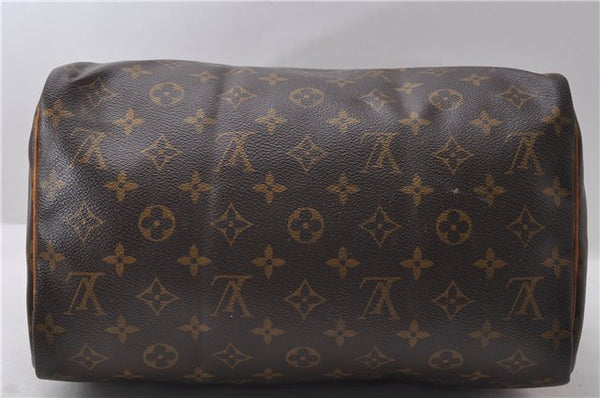 Authentic Louis Vuitton Monogram Speedy 30 Hand Bag Purse M41526 LV 1885D