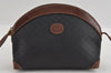Authentic GUCCI Micro GG PVC Leather Shoulder Cross Body Bag Black Junk 1886I