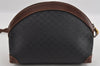 Authentic GUCCI Micro GG PVC Leather Shoulder Cross Body Bag Black Junk 1886I