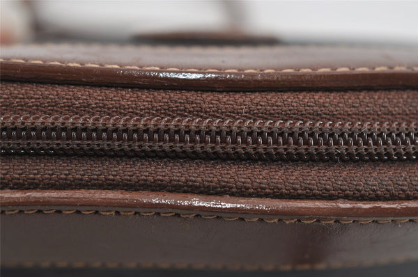 Authentic GUCCI Micro GG PVC Leather Shoulder Cross Body Bag Black Junk 1886I