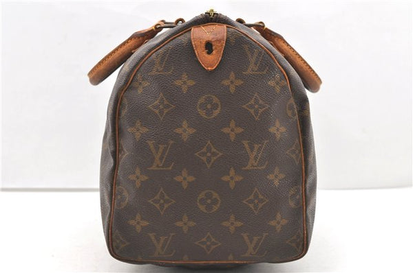 Authentic Louis Vuitton Monogram Speedy 30 Hand Bag M41526 LV 1887D